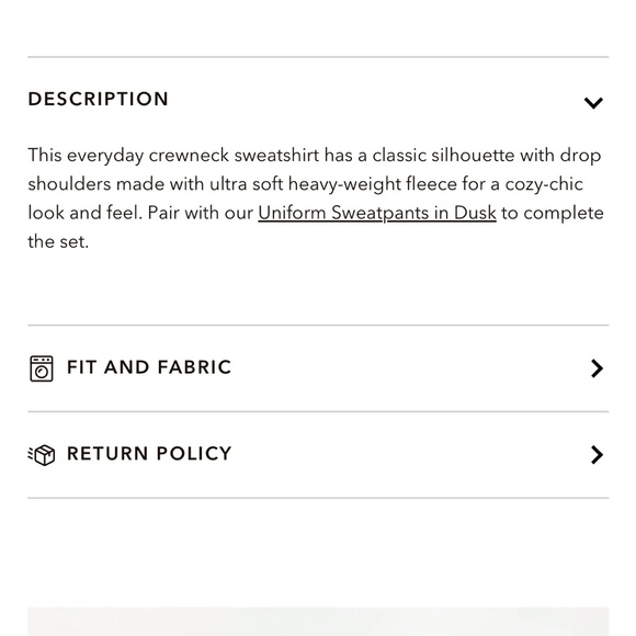 Little Puffy Uniform Sweatshirt Dusk - Picture 4 of 8